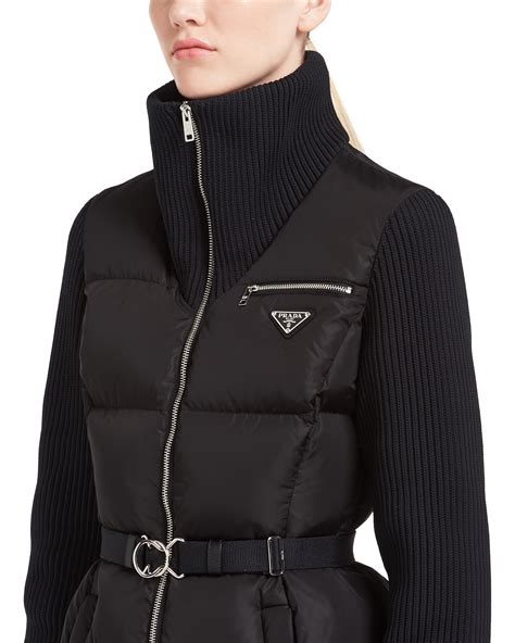 prada nylon puffer jacket|prada puffer jacket sale.